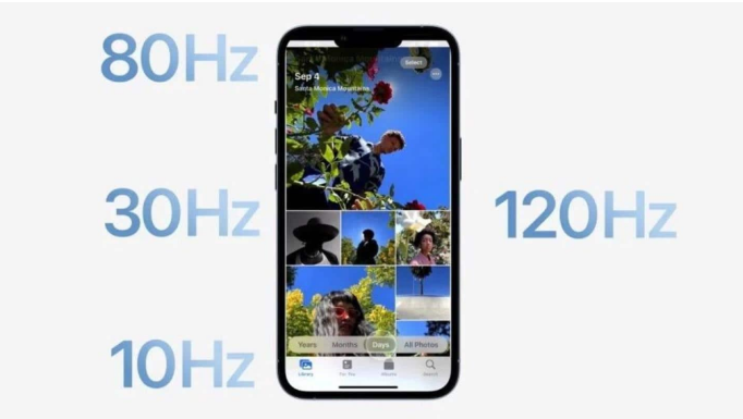 和平镇苹果14维修分享iPhone 14有高刷吗 